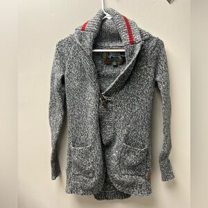 Roots Grey‎ Knit Cabin Long Cardigan